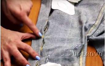 Заузить джинсы от бедра с восстановлением отделочного шва в Барановичах